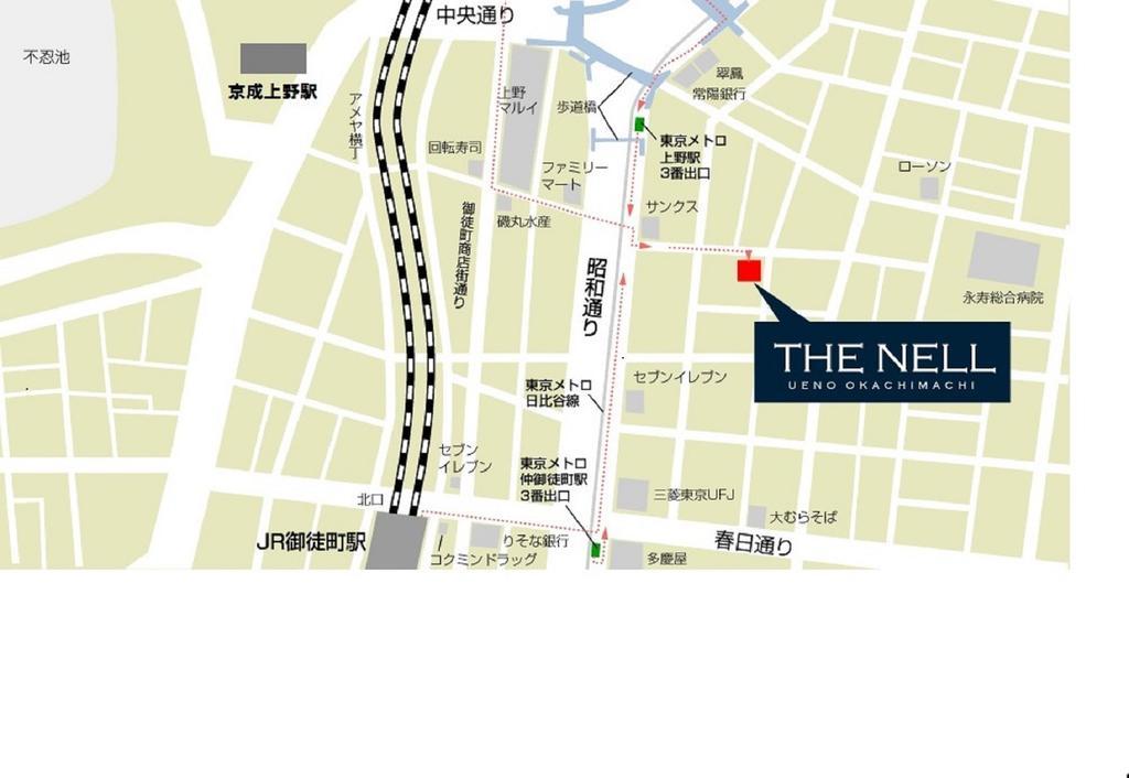 ホテル ザ　ネル　上野御徒町 東京都 エクステリア 写真